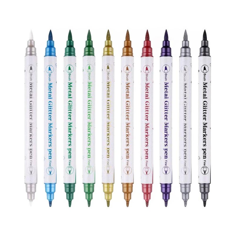 Temporary tattoo pen, body painting, soft-tip skin marking pen, DIY multi-functional double-ended marker.